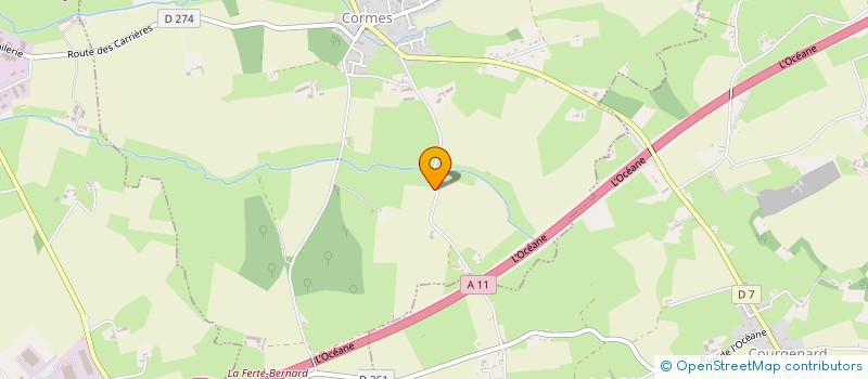 localisation de l'entreprise MONSIEUR YOANN GUILLET  CORMES