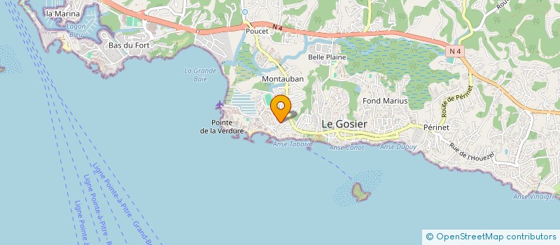 localisation de l'entreprise MONSIEUR YOANN GUIZONNE à LE GOSIER