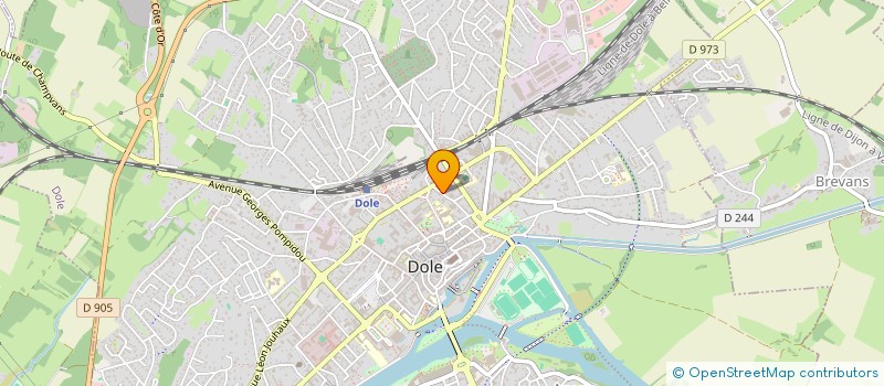 localisation de l'entreprise MONSIEUR YOANN GUYON à DOLE