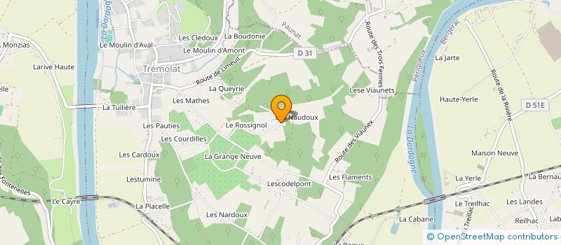 localisation de l'entreprise MONSIEUR YOANN HAAS à TREMOLAT