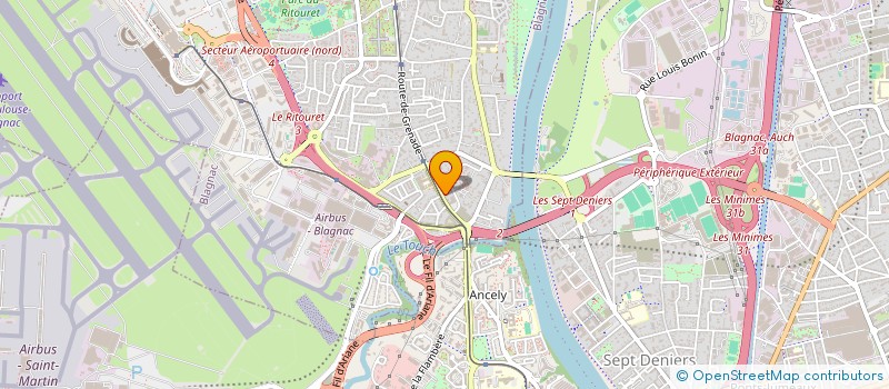 localisation de l'entreprise MONSIEUR YOANN HALDEZOS à BLAGNAC