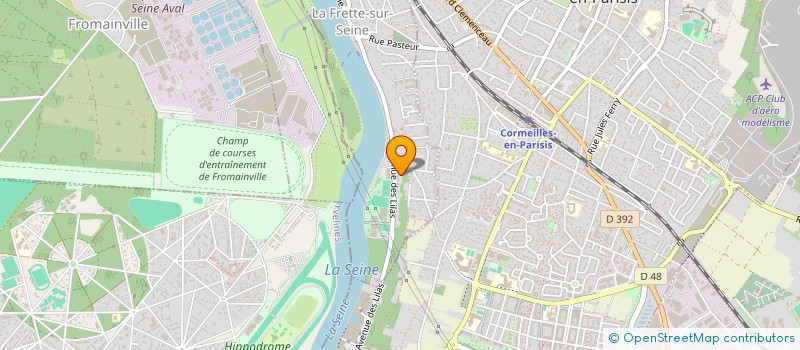 localisation de l'entreprise MONSIEUR YOANN HASLE  LA FRETTE-SUR-SEINE