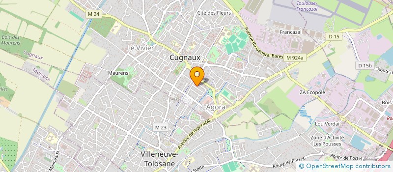 localisation de l'entreprise MONSIEUR YOANN HAULET  CUGNAUX