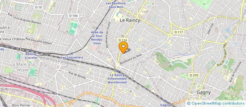 localisation de l'entreprise MONSIEUR YOANN HAZIZA à LE RAINCY