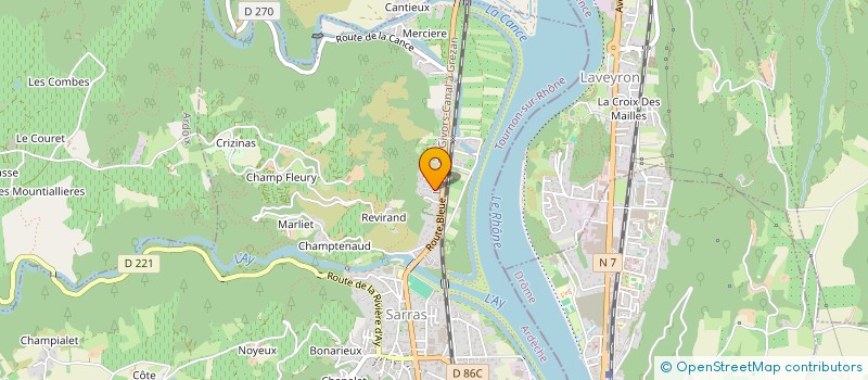 localisation de l'entreprise MONSIEUR YOANN HEBRARD  SARRAS