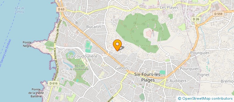 localisation de l'entreprise MONSIEUR YOANN HERVE à SIX-FOURS-LES-PLAGES