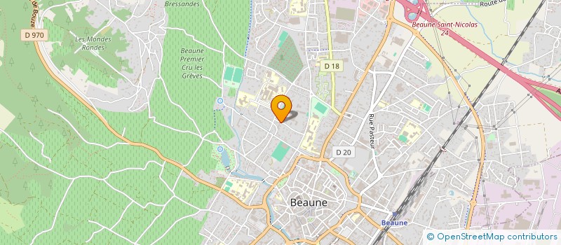 localisation de l'entreprise MONSIEUR YOANN HERVEY  BEAUNE