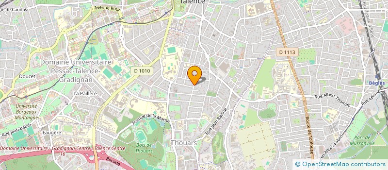 localisation de l'entreprise MONSIEUR YOANN HORN  TALENCE