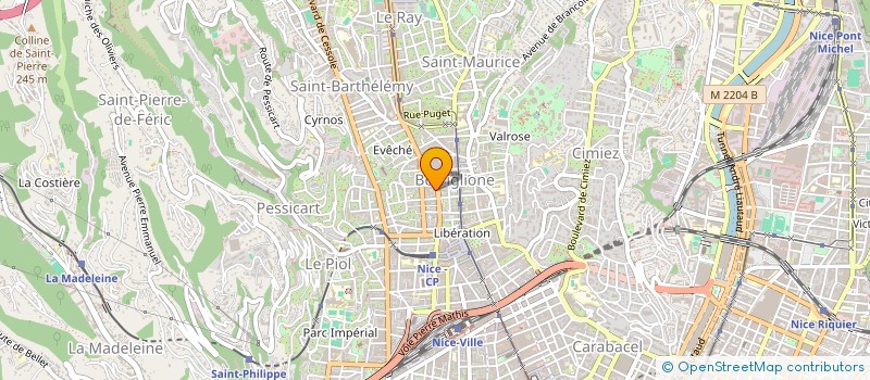 localisation de l'entreprise MONSIEUR YOANN IBRAHIMOF à NICE