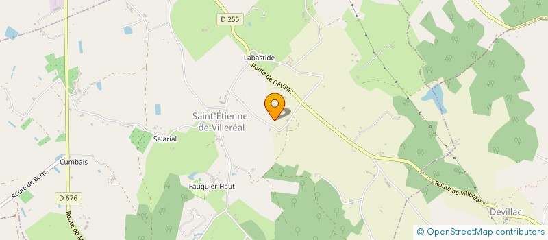 localisation de l'entreprise MONSIEUR YOANN IMBERT à SAINT-ETIENNE-DE-VILLEREAL