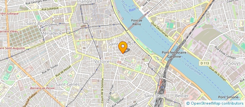 localisation de l'entreprise MONSIEUR YOANN INGRET  BORDEAUX