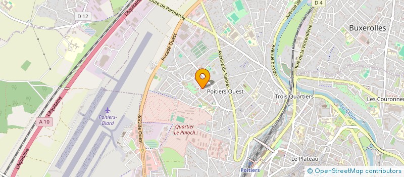 localisation de l'entreprise MONSIEUR YOANN ISOREZ  POITIERS