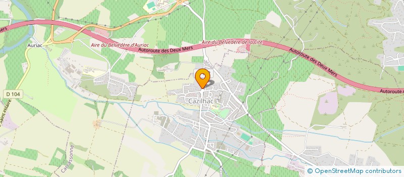 localisation de l'entreprise MONSIEUR YOANN JACQUEMART  CAZILHAC