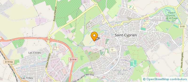 localisation de l'entreprise MONSIEUR YOANN JARDIN  SAINT-CYPRIEN