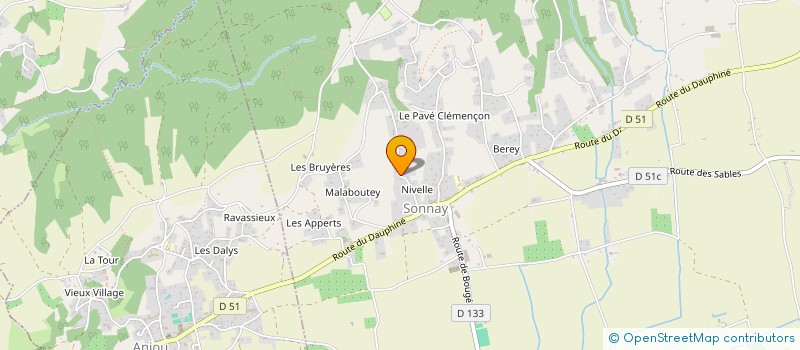 localisation de l'entreprise MONSIEUR YOANN JAUNE  SONNAY