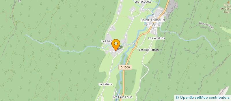 localisation de l'entreprise MONSIEUR YOANN JIMENEZ  SAINT-THIBAUD-DE-COUZ