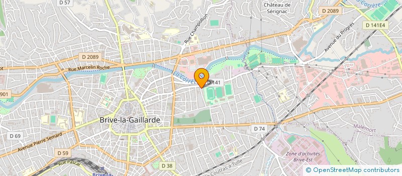 localisation de l'entreprise MONSIEUR YOANN JOSSE  BRIVE-LA-GAILLARDE