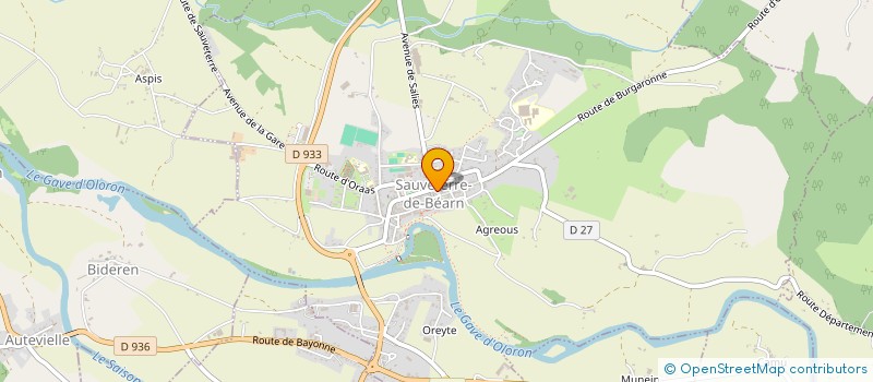 localisation de l'entreprise MONSIEUR YOANN JOUAN à SAUVETERRE-DE-BEARN