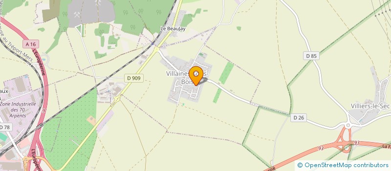 localisation de l'entreprise MONSIEUR YOANN JOYEUX  VILLAINES-SOUS-BOIS