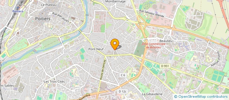 localisation de l'entreprise MONSIEUR YOANN KERLAU à POITIERS