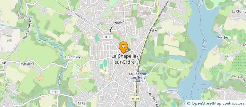 localisation de l'entreprise MONSIEUR YOANN KERVERN à LA CHAPELLE-SUR-ERDRE