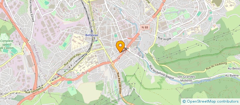 localisation de l'entreprise MONSIEUR YOANN KORBUT  SAINT-ETIENNE