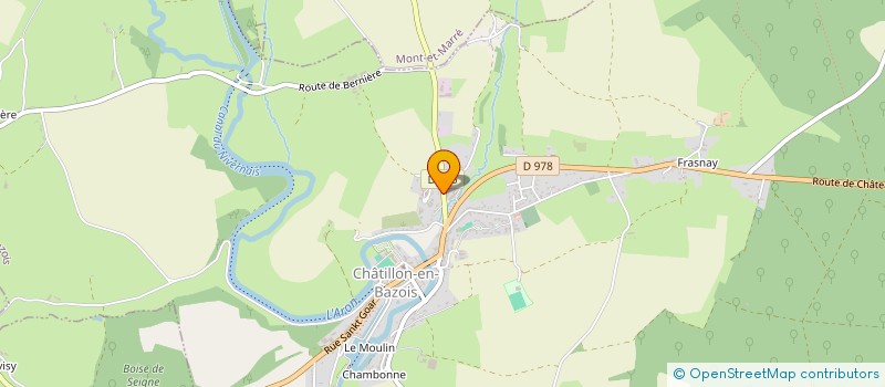 localisation de l'entreprise MONSIEUR YOANN LABASTIRE à CHATILLON-EN-BAZOIS