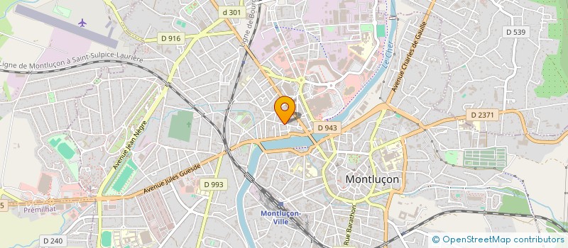 localisation de l'entreprise MONSIEUR YOANN LABOURIER à MONTLUCON