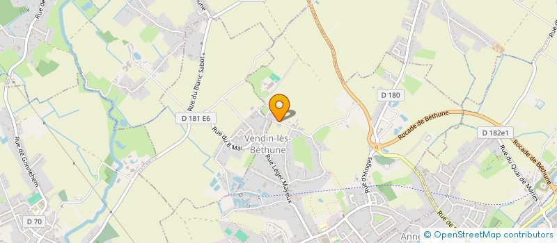 localisation de l'entreprise MONSIEUR YOANN LACHOR à VENDIN-LES-BETHUNE