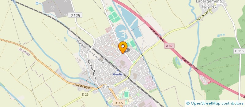 localisation de l'entreprise MONSIEUR YOANN LACOMERE à GENLIS