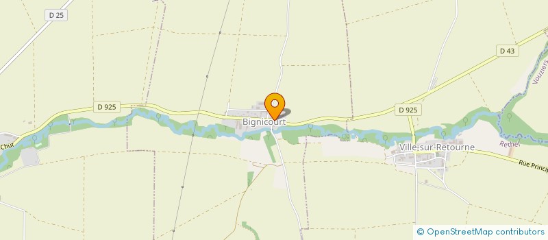 localisation de l'entreprise MONSIEUR YOANN LALLEMAND  BIGNICOURT