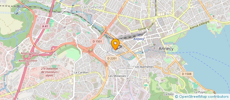 localisation de l'entreprise MONSIEUR YOANN LAMOUILLE  ANNECY