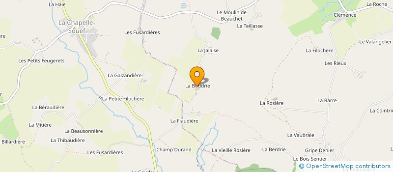 localisation de l'entreprise MONSIEUR YOANN LARSONNEAU à SAINT-CYR-LA-ROSIERE