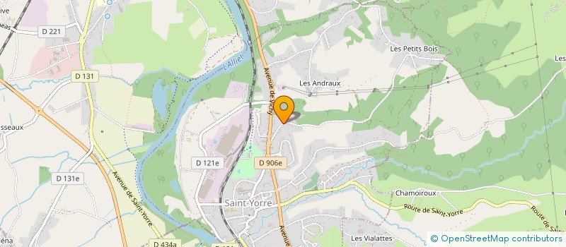 localisation de l'entreprise MONSIEUR YOANN LAURENT à SAINT-YORRE