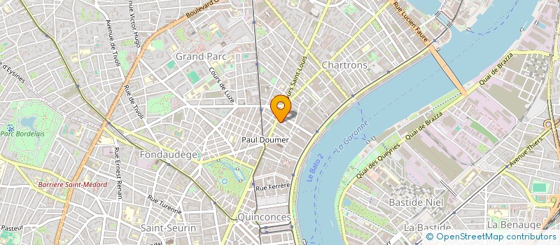 localisation de l'entreprise MONSIEUR YOANN LAVAU  BORDEAUX