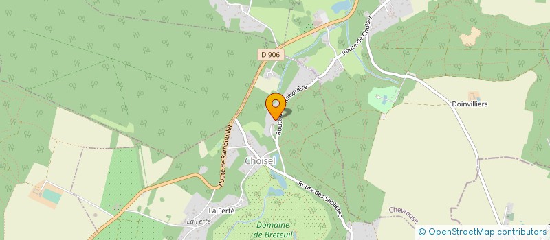 localisation de l'entreprise MONSIEUR YOANN LE BACQUER  CHOISEL