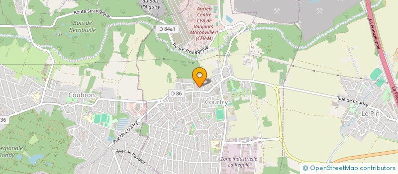 localisation de l'entreprise MONSIEUR YOANN LE CAER à COURTRY