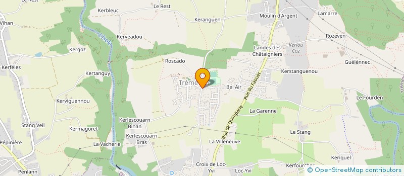 localisation de l'entreprise MONSIEUR YOANN LE DISCOT  TREMEVEN