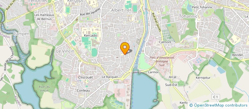 localisation de l'entreprise MONSIEUR YOANN LE DORZE à VANNES