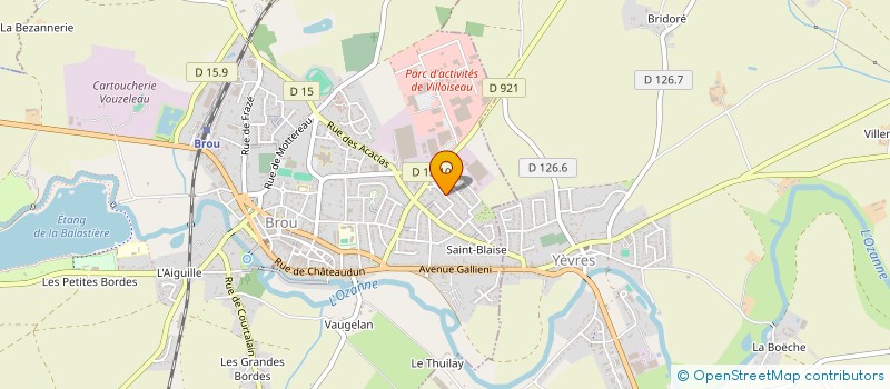 localisation de l'entreprise MONSIEUR YOANN LE GUEVELLOU à BROU