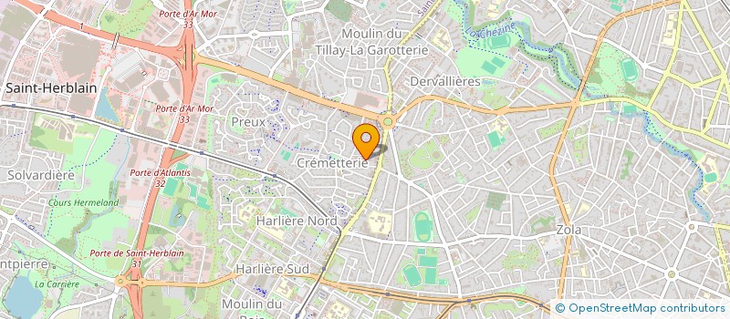 localisation de l'entreprise MONSIEUR YOANN LE MOAL  LES SORINIERES