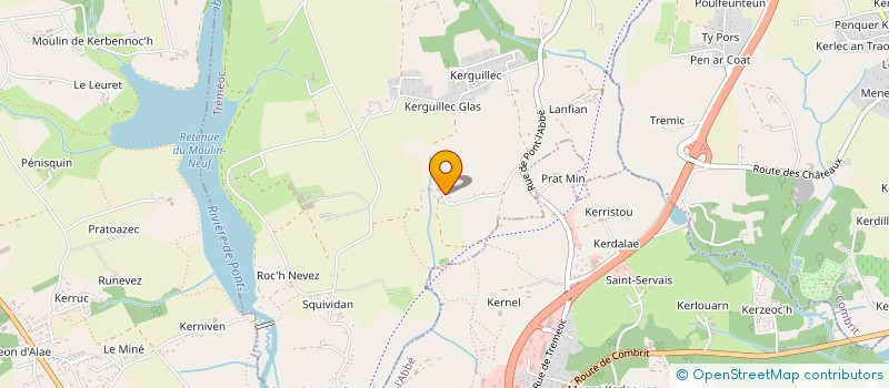 localisation de l'entreprise MONSIEUR YOANN LE REUN  TREMEOC