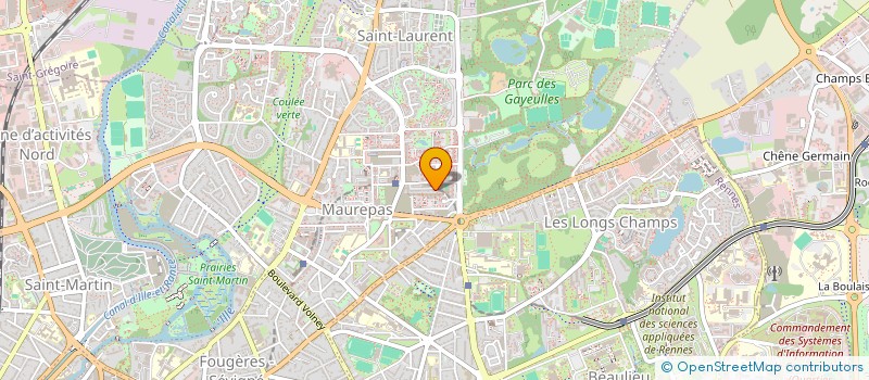 localisation de l'entreprise MONSIEUR YOANN LE TARGAT  RENNES