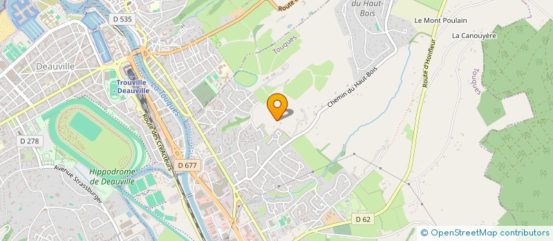 localisation de l'entreprise MONSIEUR YOANN LE VOT  TOURGEVILLE