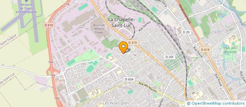localisation de l'entreprise MONSIEUR YOANN LEBARD à LA CHAPELLE-SAINT-LUC