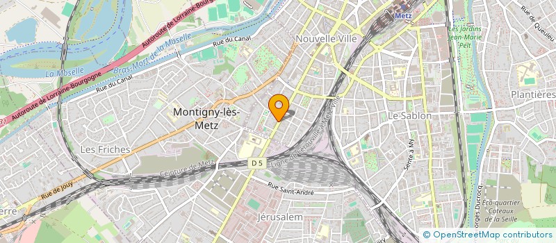 localisation de l'entreprise MONSIEUR YOANN LECLERC  METZ