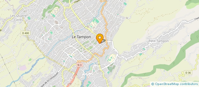 localisation de l'entreprise MONSIEUR YOANN LEFEUVRE à LE TAMPON