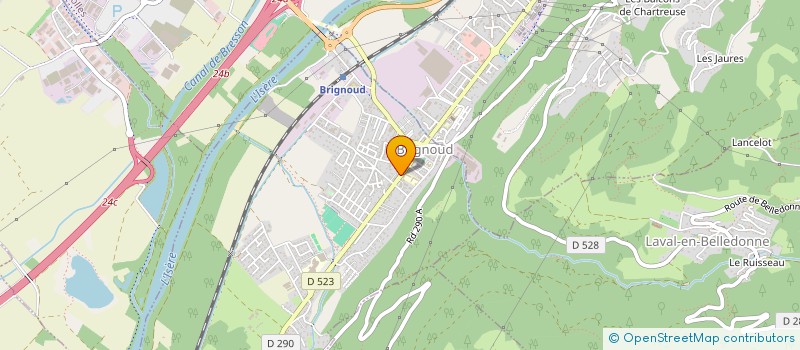 localisation de l'entreprise MONSIEUR YOANN LEVI ALVARES  VILLARD-BONNOT