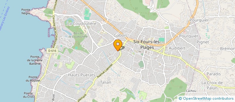 localisation de l'entreprise MONSIEUR YOANN LONG à SIX-FOURS-LES-PLAGES