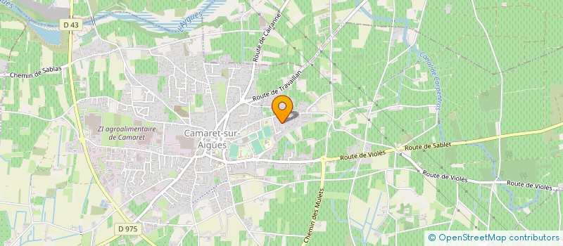 localisation de l'entreprise MONSIEUR YOANN LORRE  CAMARET-SUR-AIGUES